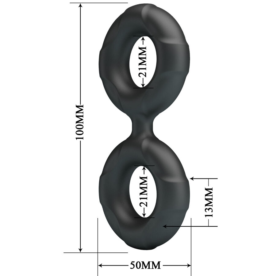 CRAZY BULL - ANEL DUPLO DE SILICONE RADWAN MODELO 19 6 Crazy bull - anel duplo de silicone radwan modelo 19 - image 6