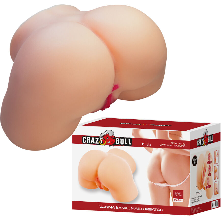 CRAZY BULL - OLIVIA REALISTA BUNDA FEMININA VAGINA E ANAL 5,5 KG 1 Crazy bull - olivia realista bunda feminina vagina e anal 5,5 kg