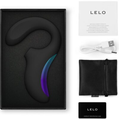 Lelo - enigma wave massageador de tripla vibração preto lelo caliente. Pt