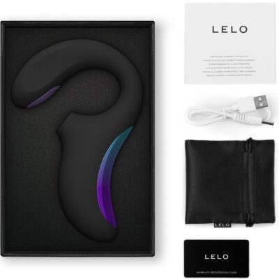 Lelo - enigma duplo vibrador sônico ponto g preto lelo caliente. Pt