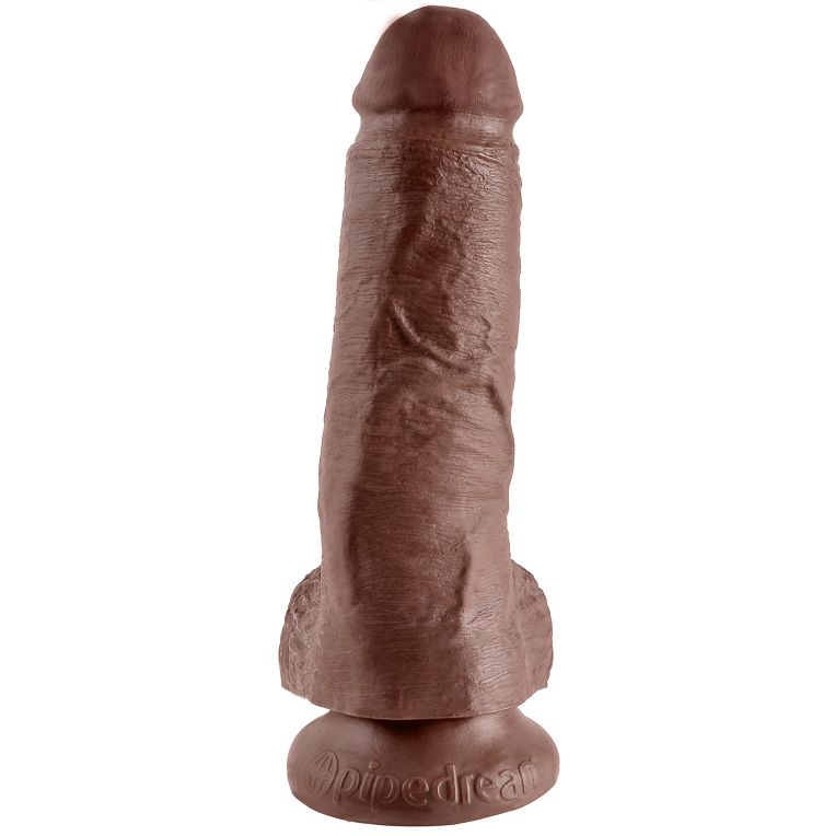 KING COCK - 8" PENE REALÍSTICO MARRÓN 20.3 CM 2 King cock - 8" pene realístico marrón 20. 3 cm - image 2