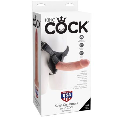 KING COCK - HARNESS COM PÊNIS NATURAL REALISTA 22,9 CM 9 King cock - harness com pênis natural realista 22,9 cm king cock caliente. Pt