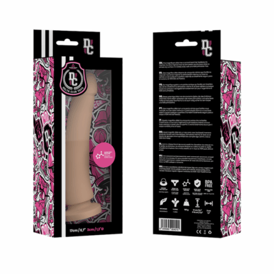 Delta club - brinquedos dong carne silicone 17 cm -o- 3 cm deltaclub caliente. Pt