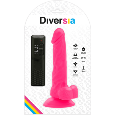 DIVERSIA - VIBRAO FLEXÍVEL DIVERSIA ROSA 18 CM -O- 4 CM 15 Diversia - vibrao flexível diversia rosa 18 cm -o- 4 cm diversia caliente. Pt