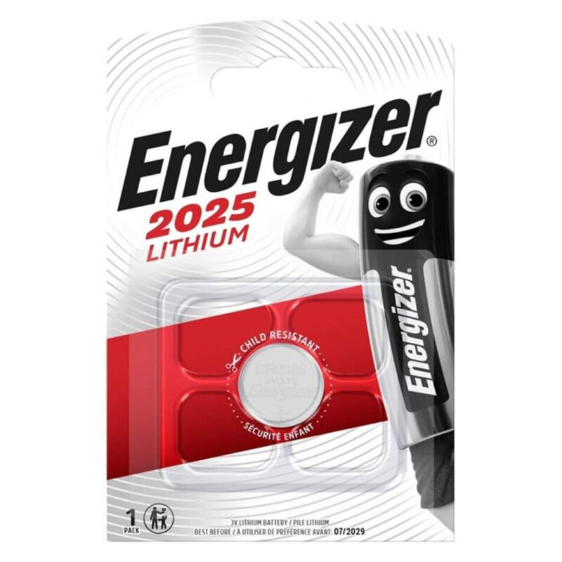 ENERGIZER - BATERIA BOTO DE LÍTIO CR2025 3V 1 UNIDADE 1 Energizer - bateria boto de lítio cr2025 3v 1 unidade