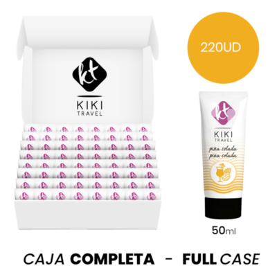 MOQ 220 - KIKÍ TRAVEL LUBRIFICANTE À BASE DE ÁGUA SABOR FRUTAS TROPICAIS - 50 ML