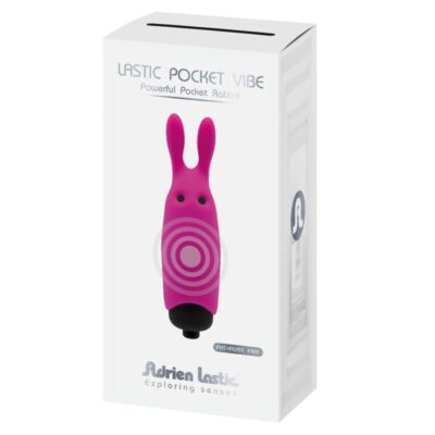 Adrien lastic - vibrador de coelho rosa de bolso lastic adrien lastic caliente. Pt