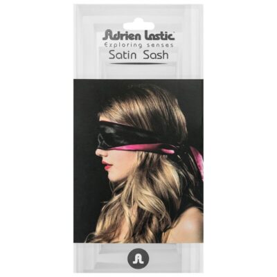 Alternative view of ADRIEN LASTIC - BANDAGEM REVERSÍVEL ROSA/PRETA CETIM