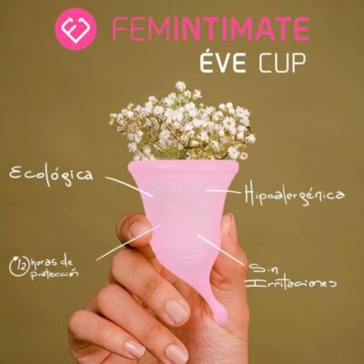 Alternative view of FEMINTIMATE - EVE NOVO COPO MENSTRUAL DE SILICONE - TAMANHO M