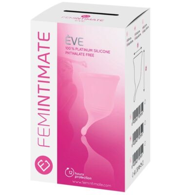 Femintimate - eve novo copo menstrual de silicone - tamanho m femintimate caliente. Pt