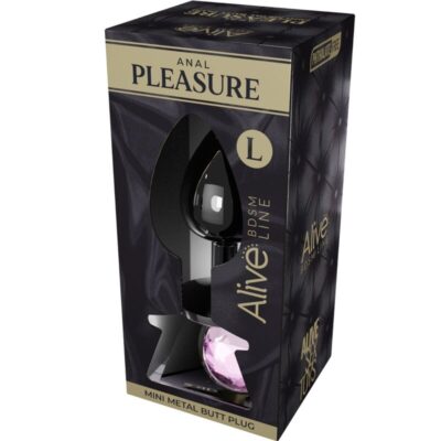 Alternative view of ALIVE - MINI PLUG PRAZER ANAL METAL ROSA TAMANHO L
