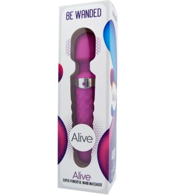 Alternative view of ALIVE - BE WANDED VIBRADOR MASSAGER ROXO