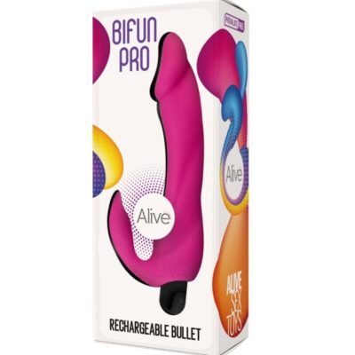 Alive - dildo vibrador bifun pro rosa 14,9 cm alive caliente. Pt