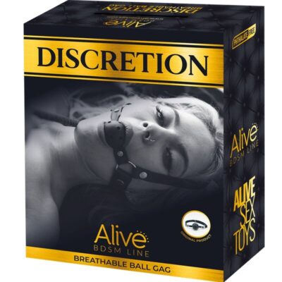 Alive - discretion gag respirável vermelho alive caliente. Pt