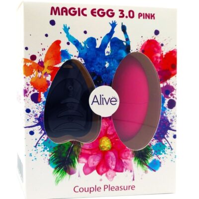 Alternative view of ALIVE - MAGIC EGG 3.0 OVO VIBRATÓRIO CONTROLE REMOTO ROSA