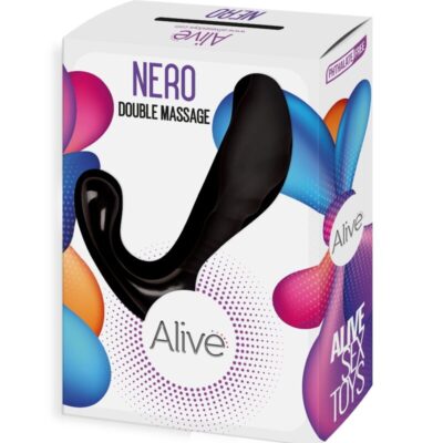 Alternative view of ALIVE - NERO DUPLO MASSAGER ANAL E PROSTÁTICO