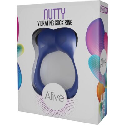 Alive - anel vibrante nutty azul alive caliente. Pt