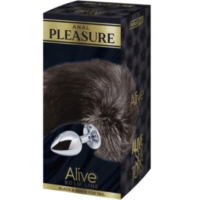 Alive - plug de prazer anal metal fox tail tamanho s alive caliente. Pt