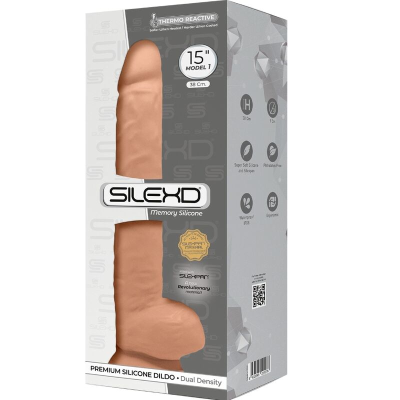 SILEXD - MODELO 1 PÊNIS REALÍSTICO PREMIUM SILEXPAN SILICONE 38 CM 3 Silexd - modelo 1 pênis realístico premium silexpan silicone 38 cm - image 3