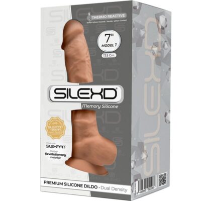 Silexd - modelo 1 pênis realístico premium silexpan silicone caramelo 17. 5 cm silexd caliente. Pt