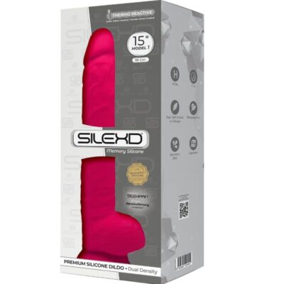 Alternative view of SILEXD - MODELO 1 PÊNIS REALÍSTICO PREMIUM SILEXPAN SILICONE FÚCSIA 38 CM