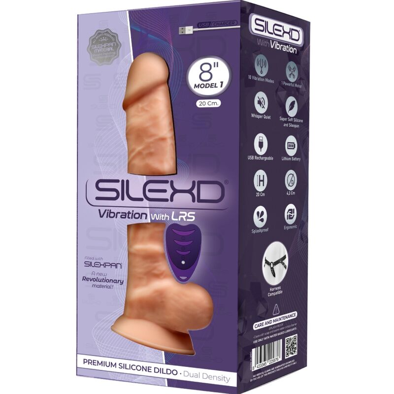 SILEXD - MODELO 1 VIBRADOR DE PÊNIS REALÍSTICO SILICONE PREMIUM SILEXPAN CONTROLE REMOTO 20 CM 3 Silexd - modelo 1 vibrador de pênis realístico silicone premium silexpan controle remoto 20 cm - image 3