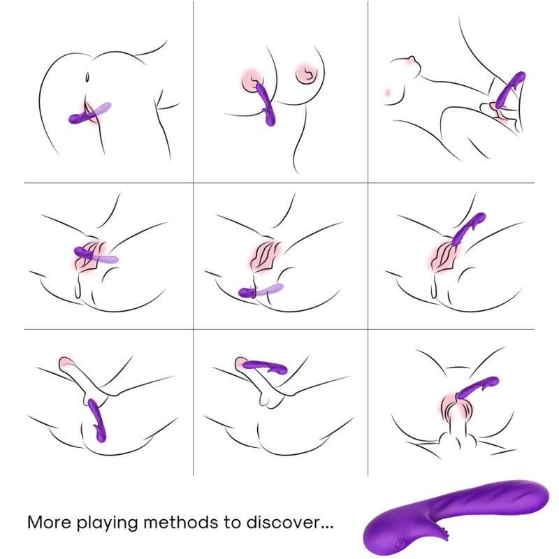 ARMONY - VIBRADOR ROMANCE COM ESTIMULADOR ROXO 2 Armony - vibrador romance com estimulador roxo - image 2