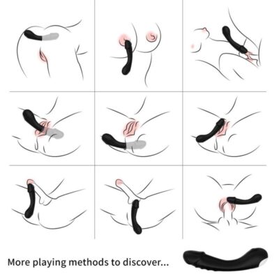 Alternative view of ARMONY - DILDO VIBRADOR G-SPOT SILICONE PRETO