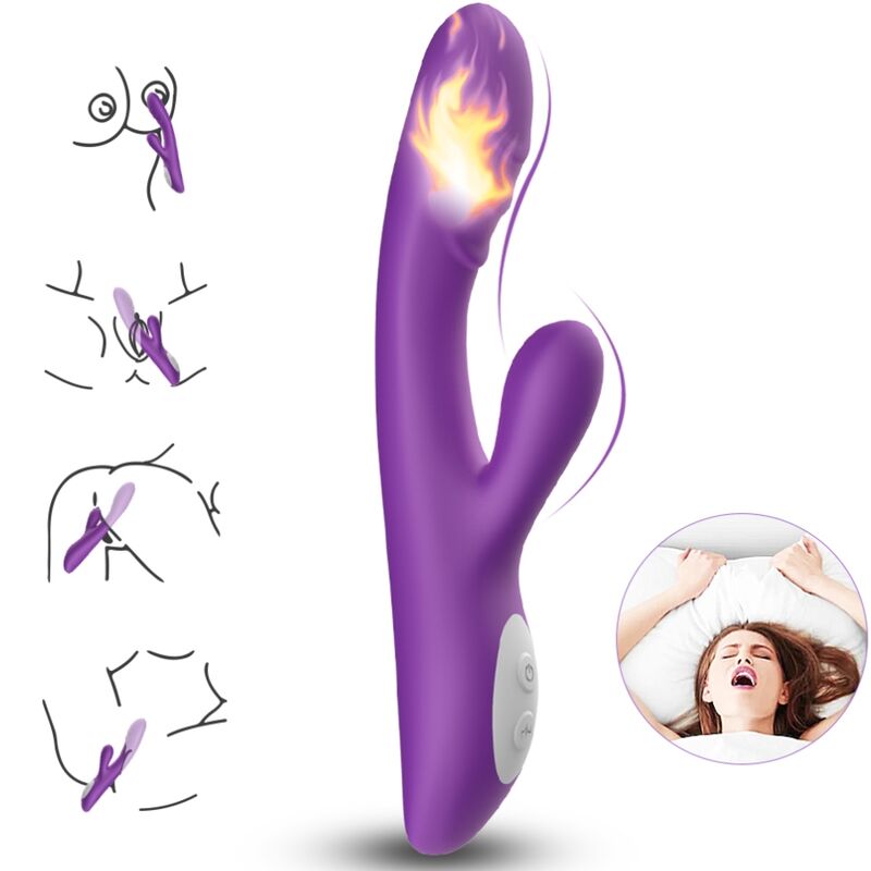 ARMONY - VIBRADOR SPARK EFEITO CALOR ROXO 1 Armony - vibrador spark efeito calor roxo