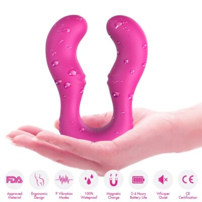 Armony - vibrador seraph duplo controle remoto fúcsia armony vibrators caliente. Pt