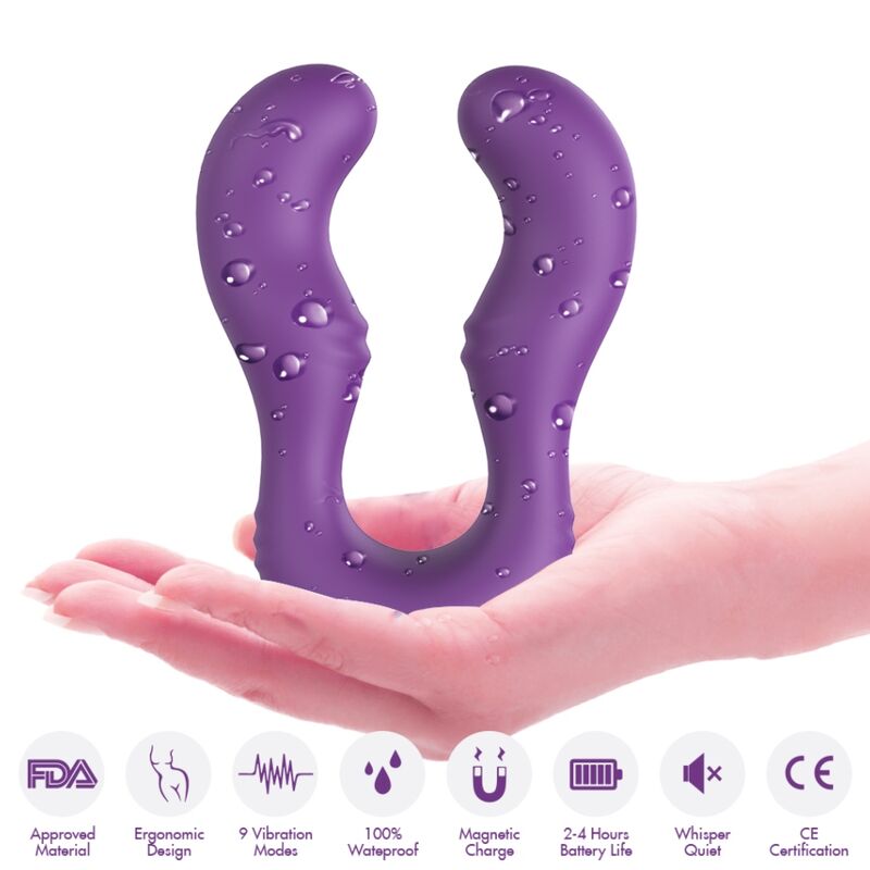ARMONY - VIBRADOR SERAPH DUPLO CONTROLE REMOTO ROXO 4 Armony - vibrador seraph duplo controle remoto roxo - image 4