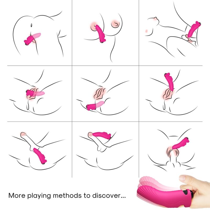 ARMONY - AURORA VIBRADOR DEDO FÚCSIA 2 Armony - aurora vibrador dedo fúcsia - image 2