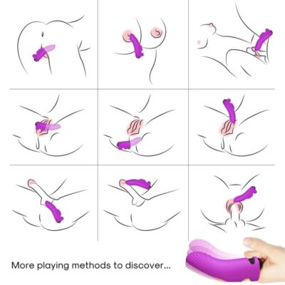 Alternative view of ARMONY - AURORA VIBRADOR DEDO ROXO