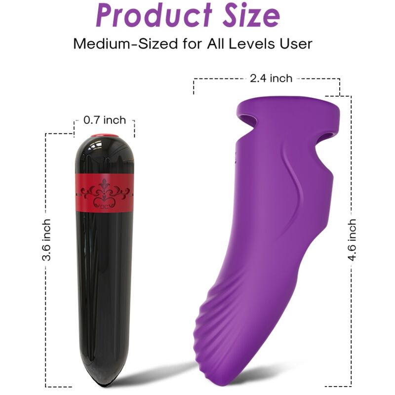 ARMONY - AURORA VIBRADOR DEDO ROXO 1 Armony - aurora vibrador dedo roxo