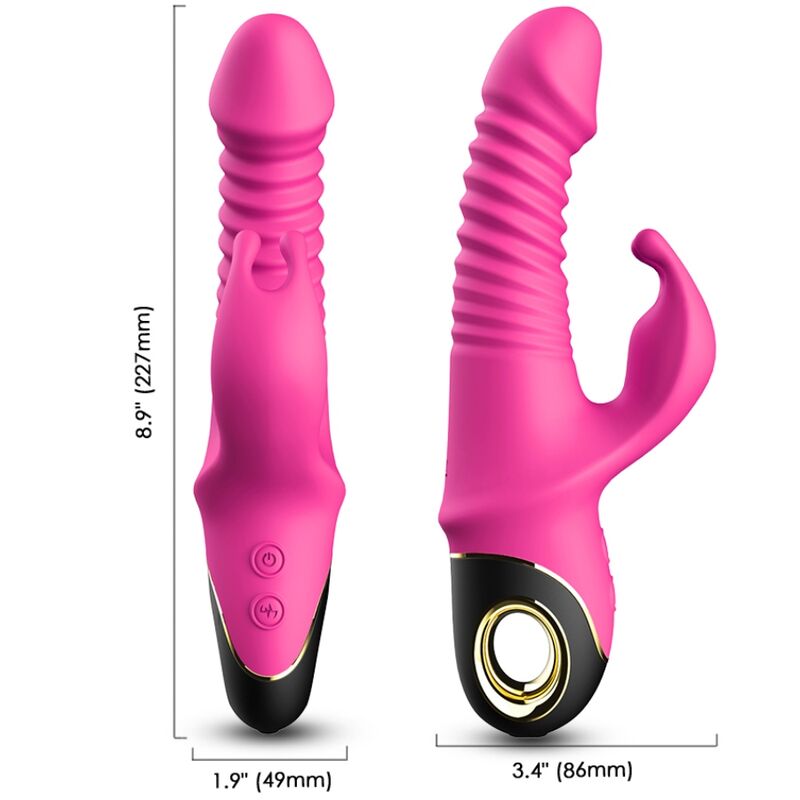 ARMONY - ZING DILDO VIBRADOR COELHO FÚCSIA 3 Armony - zing dildo vibrador coelho fúcsia - image 3