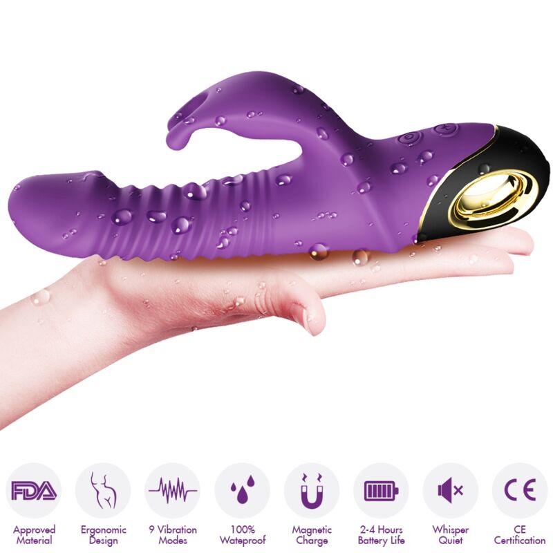 ARMONY - ZING DILDO VIBRADOR COELHO ROXO 4 Armony - zing dildo vibrador coelho roxo - image 4