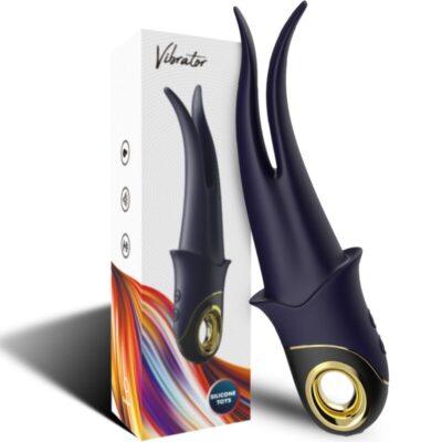 Armony - shadow vibrador dupla cabeça provocando azul armony vibrators caliente. Pt
