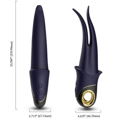 Armony - shadow vibrador dupla cabeça provocando azul armony vibrators caliente. Pt