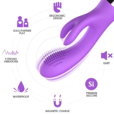 Armony - vibrador coelho roxo armony vibrators caliente. Pt
