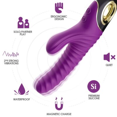 Armony - vibrador eternity silicone roxo armony vibrators caliente. Pt