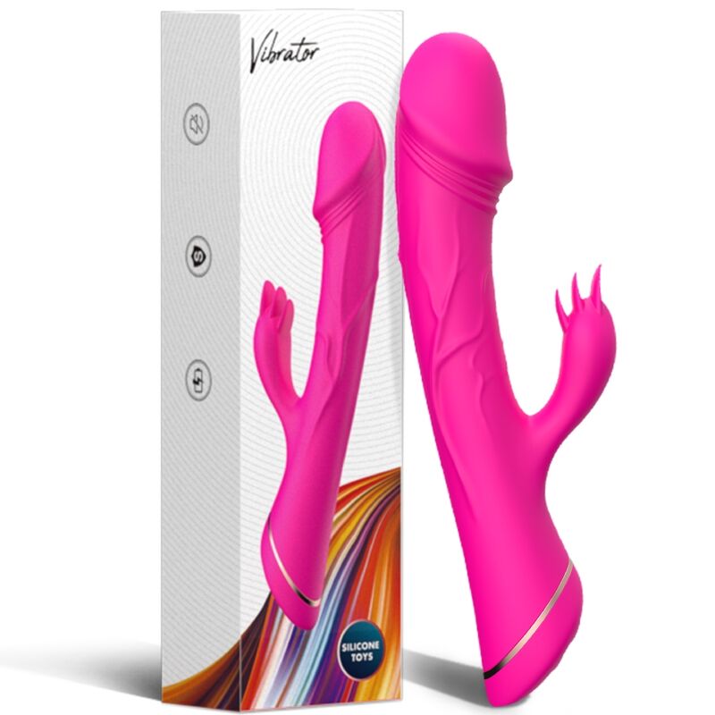 ARMONY - DILDO VIBRADOR COELHO SILICONE FÚCSIA 6 Armony - dildo vibrador coelho silicone fúcsia - image 6
