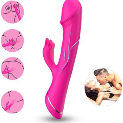 Alternative view of ARMONY - DILDO VIBRADOR COELHO SILICONE FÚCSIA
