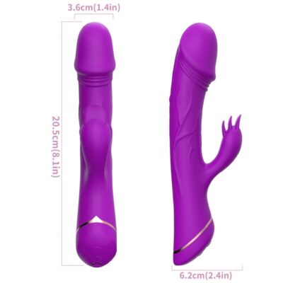 Armony - dildo vibrador coelho silicone roxo armony vibrators caliente. Pt