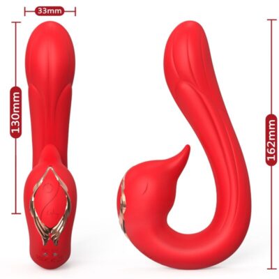 Alternative view of ARMONY - VIBRADOR DELFIN MULTIPOSIÇÃO E EFEITO DE CALOR VERMELHO