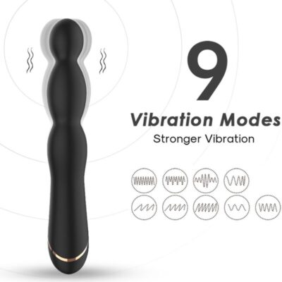 Alternative view of ARMONY - VIBRADOR BAMBU AJUSTÁVEL PRETO