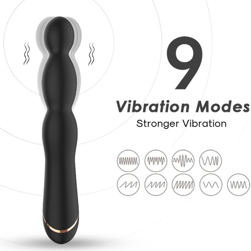 ARMONY - VIBRADOR BAMBU AJUSTÁVEL PRETO 2 Armony - vibrador bambu ajustável preto - image 2