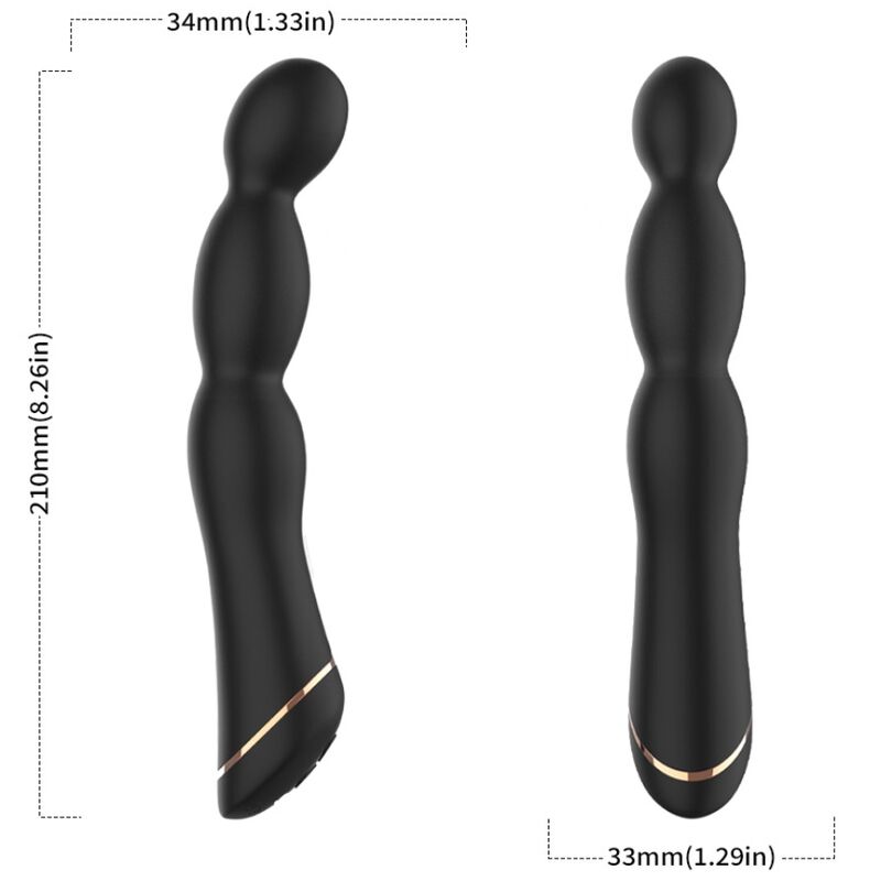 ARMONY - VIBRADOR BAMBU AJUSTÁVEL PRETO 1 Armony - vibrador bambu ajustável preto