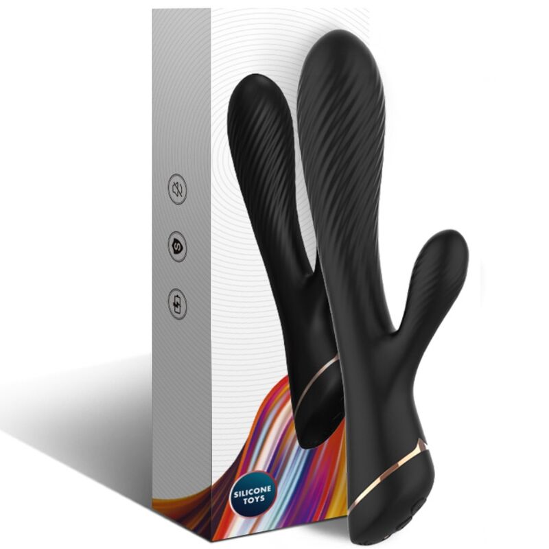 ARMONY - VIBRADOR COELHO SILICONE PRETO 4 Armony - vibrador coelho silicone preto - image 4