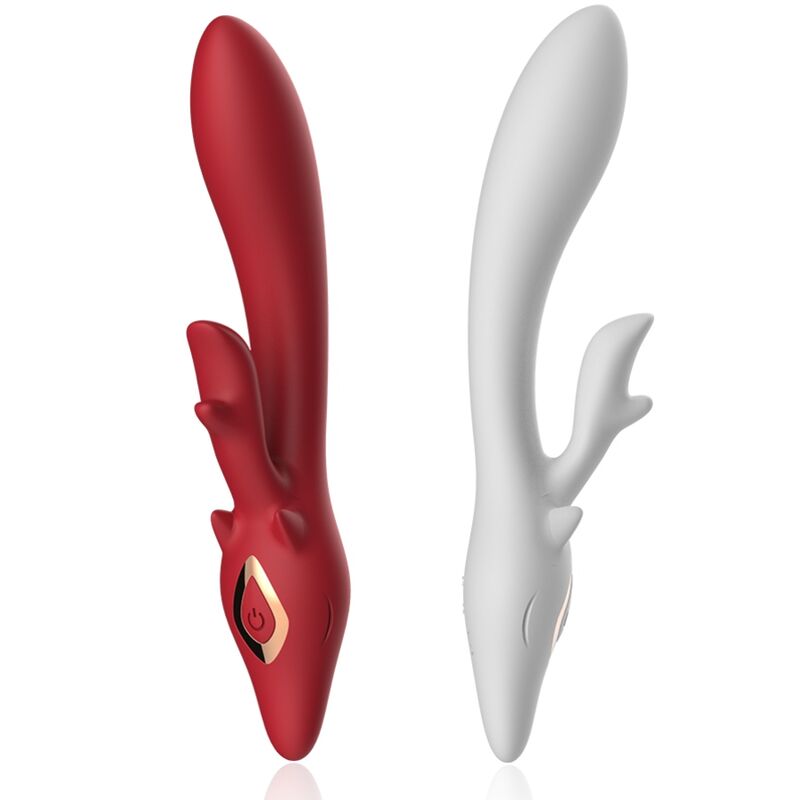 ARMONY - ELK VIBRADOR COELHO CURVADO VERMELHO 4 Armony - elk vibrador coelho curvado vermelho - image 4