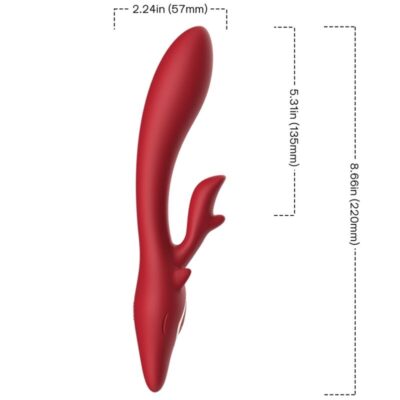 Alternative view of ARMONY - ELK VIBRADOR COELHO CURVADO VERMELHO